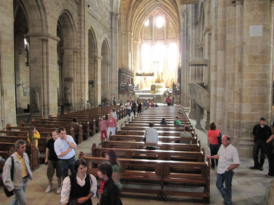 inside bamberg cathedral