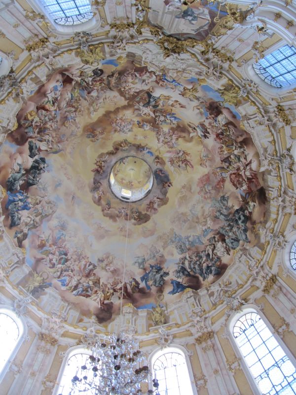 ettal abbey dome fresco