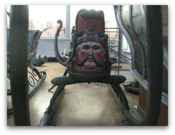 old german hunting sled