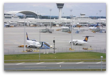 Munich - Munich International (MUC) Airport Terminal Map - Overview