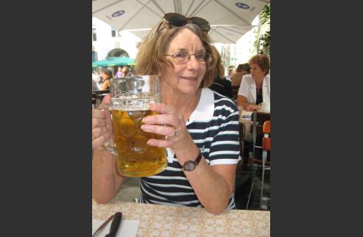 ...and beer! That's my mum!