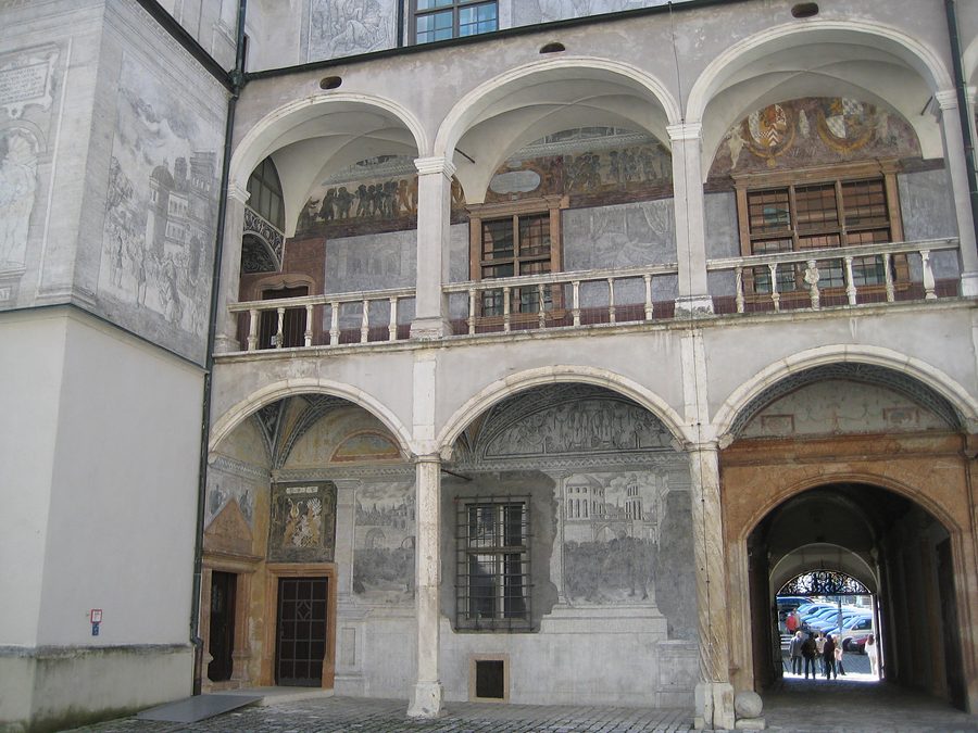 neuburg palace arcades