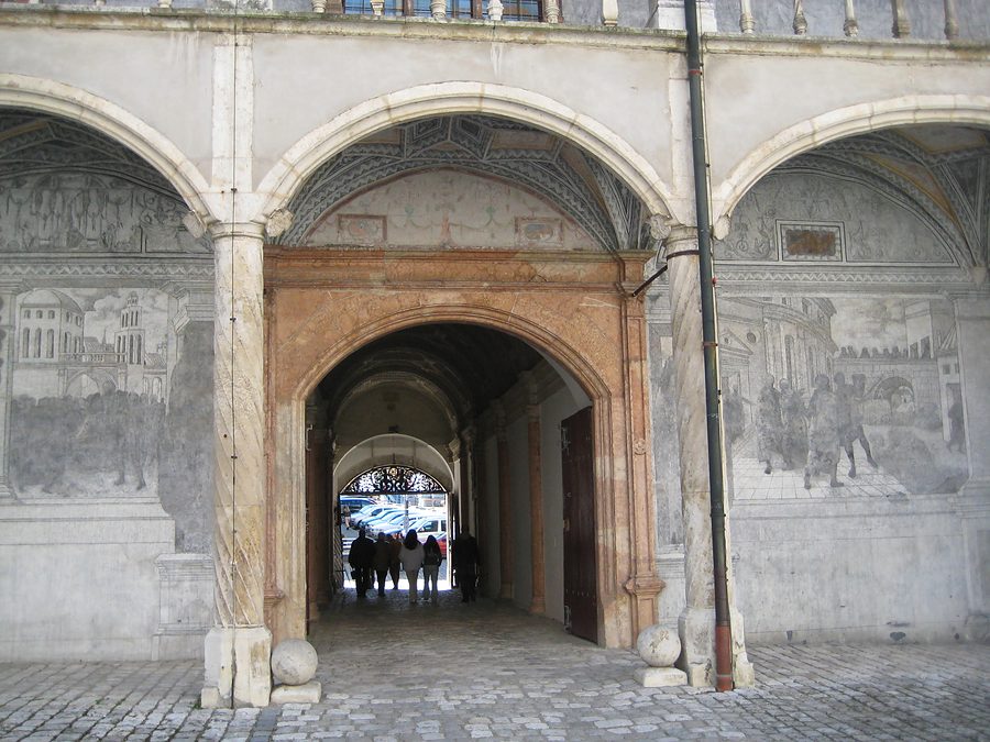 sgraffito neuburg palace
