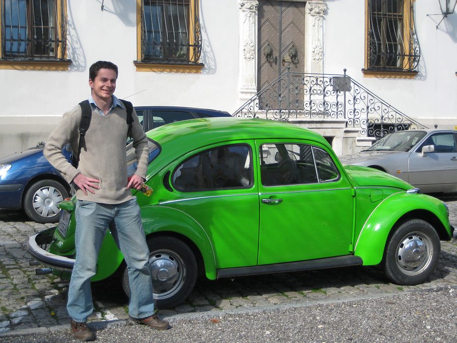 green vw beetle neuburg