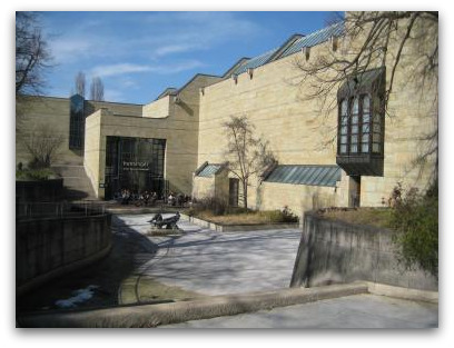 outside the art galery