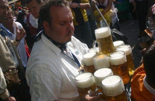 The Oktoberfest is hard work!