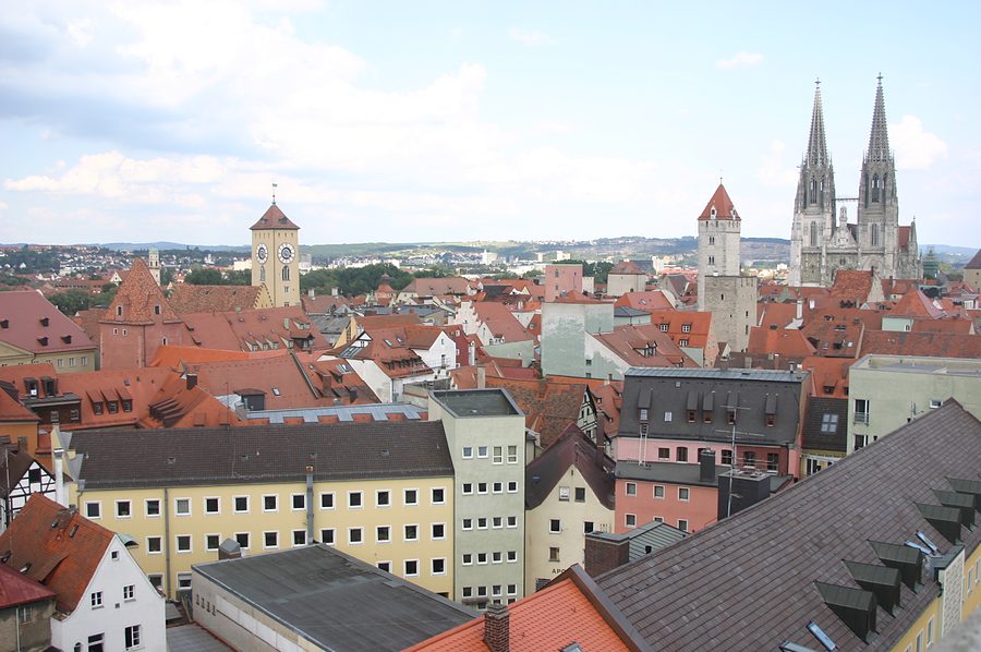 regensburg rooftops
