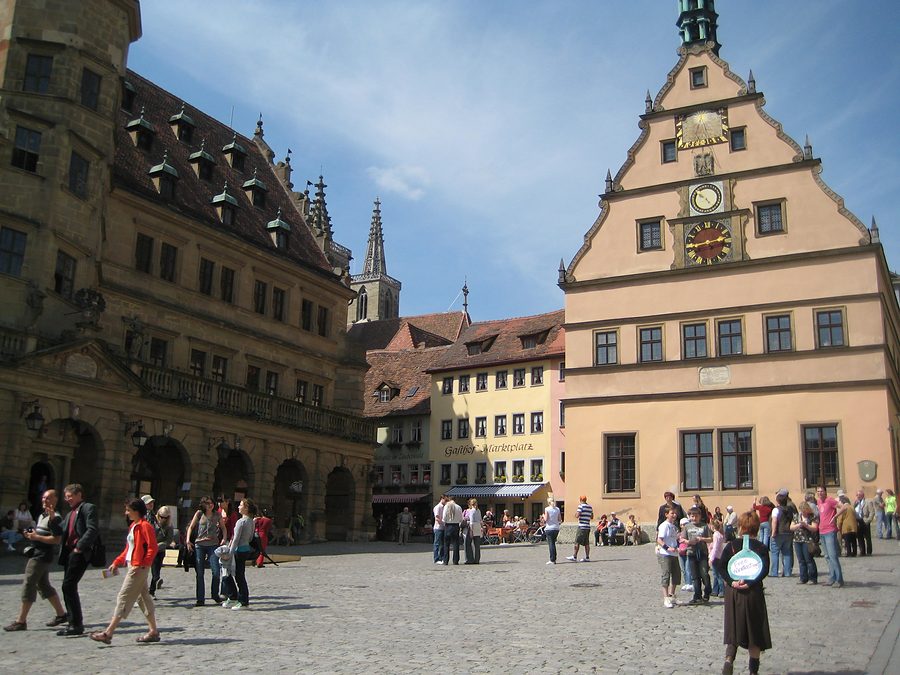 meistertrunk clock rothenburg