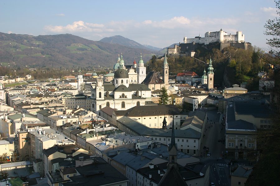 salzburg old town and fortress