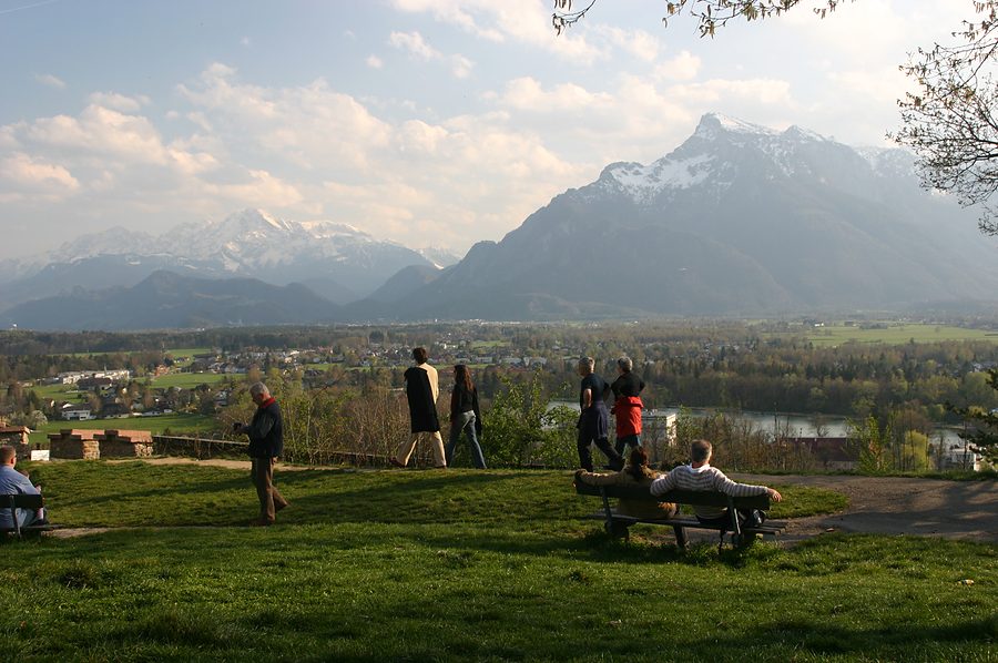 untersberg from the moenchsberg salzburg