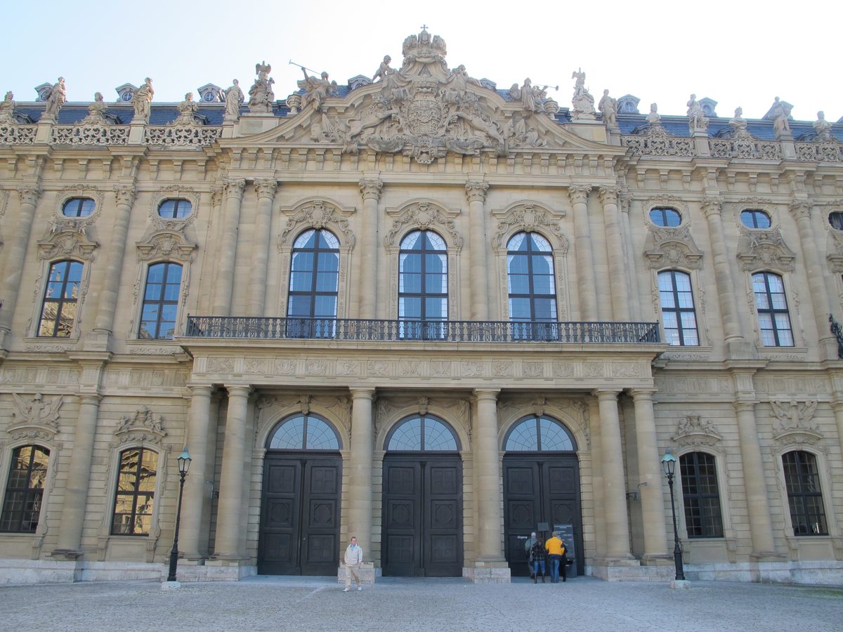 Main entrance of the Wurzburg Residenz