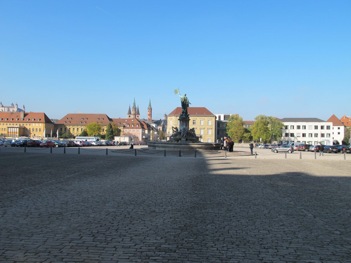 Residenzplatz square in Wurzburg
